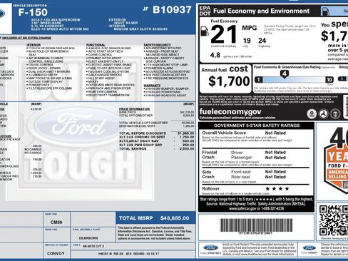 Used 2018 Ford F150 XLT w/ Equipment Group 302A Luxury image 4