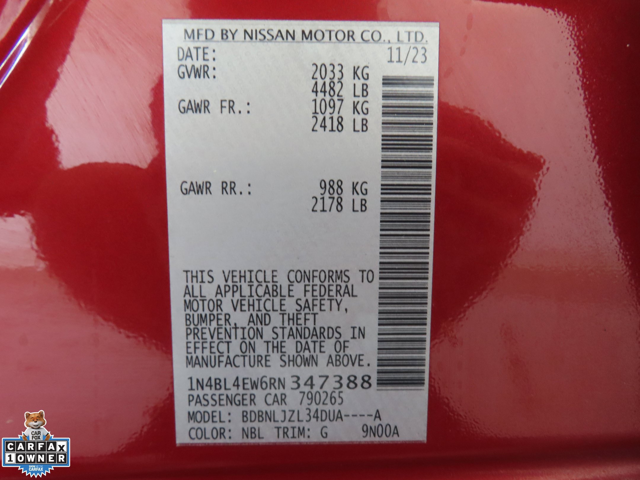 Used 2024 Nissan Altima 2.5 SL AWD/4WD image 31