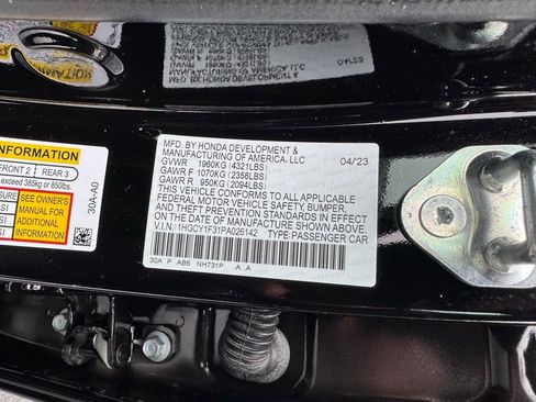 Certified 2023 Honda Accord EX image 21