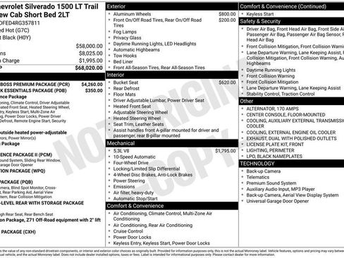 Used 2024 Chevrolet Silverado 1500 LT Trail Boss w/ LT Trail Boss Premium Package image 16