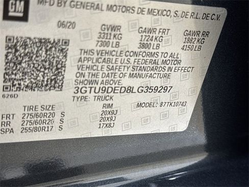 Used 2020 GMC Sierra 1500 SLT w/ SLT Premium Plus Package image 34