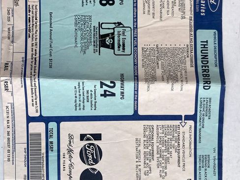 Used 2003 Ford Thunderbird image 80