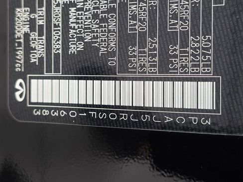 Used 2025 INFINITI QX55 Luxe w/ Cargo Package image 49