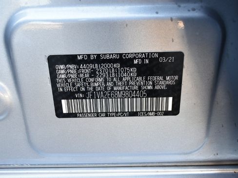 Used 2021 Subaru WRX STI w/ Popular Package #3 (IZT) image 47