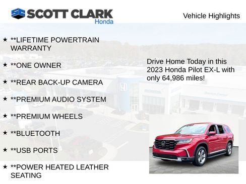Used 2023 Honda Pilot EX-L image 11