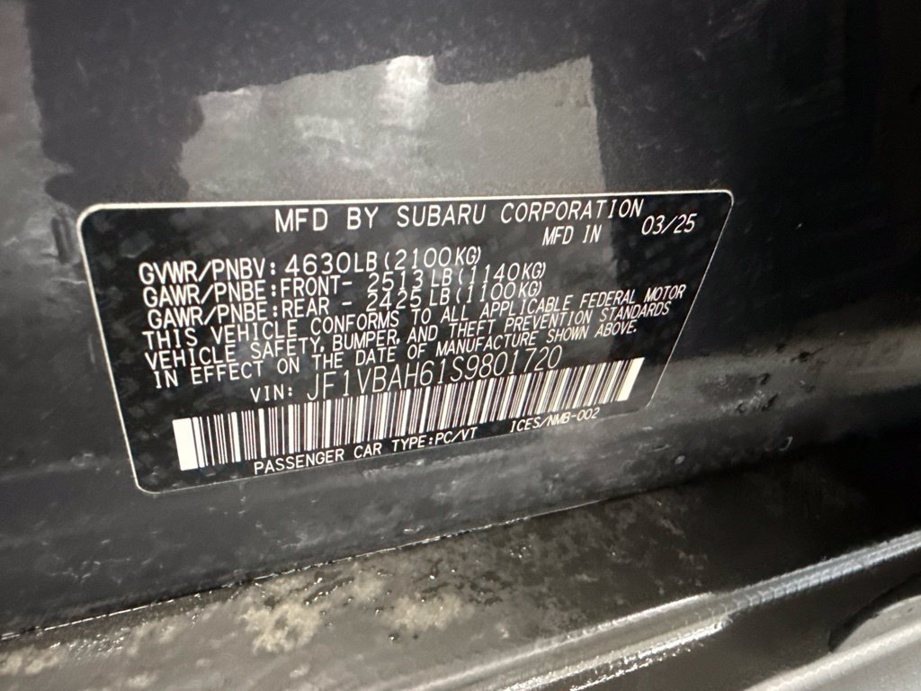 Used 2025 Subaru WRX Premium w/ Accessory Package #2 AWD/4WD image 10