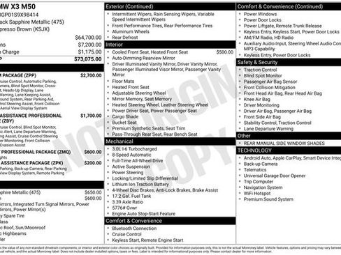 Used 2025 BMW X3 M50 w/ Premium Package image 2