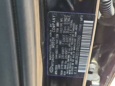 Certified 2024 Hyundai Tucson Blue AWD/4WD image 36