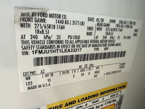 Used 2020 Ford Expedition XLT w/ Equipment Group 202A RWD image 35