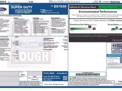 New 2026 Ford F250 Platinum w/ Tremor Off-Road Package AWD/4WD image 8