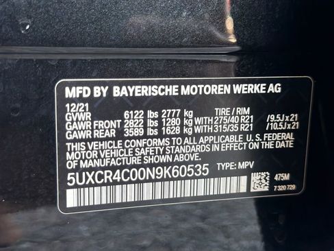 Used 2022 BMW X5 sDrive40i w/ Parking Assistance Package image 38