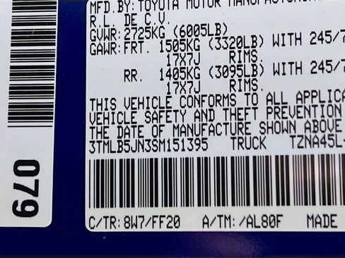 Certified 2025 Toyota Tacoma SR5 AWD/4WD image 28