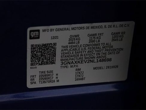 Certified 2022 Chevrolet Equinox LT image 23