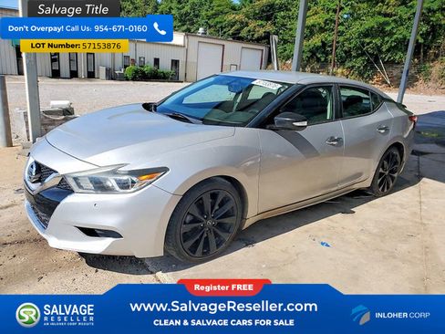 Used 2016 Nissan Maxima SR w/ Midnight Edition FWD image 1