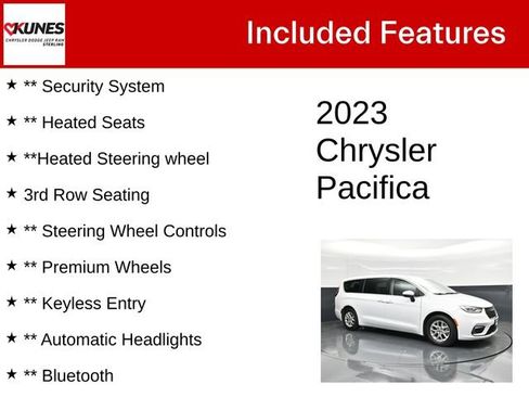 Certified 2023 Chrysler Pacifica Touring-L FWD image 5