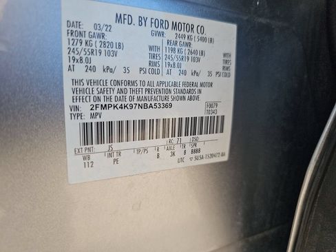 Used 2022 Ford Edge Titanium w/ Equipment Group 301A AWD/4WD image 43