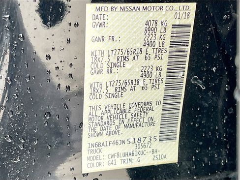 Used 2018 Nissan Titan PRO-4X w/ Pro-4x Convenience Package image 33