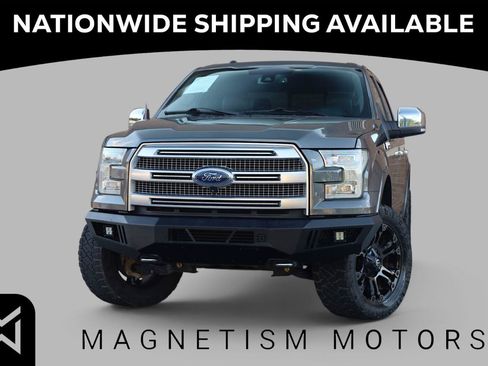 Used 2015 Ford F150 Platinum w/ Equipment Group 701A Luxury AWD/4WD image 1