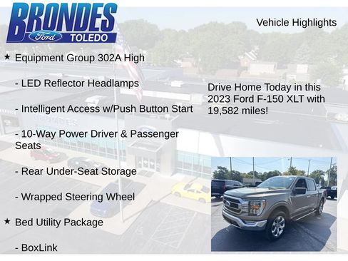 Used 2023 Ford F150 XLT w/ Equipment Group 302A High AWD/4WD image 17