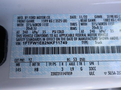 Used 2022 Ford F150 Lariat w/ Max Trailer Tow Package AWD/4WD image 41