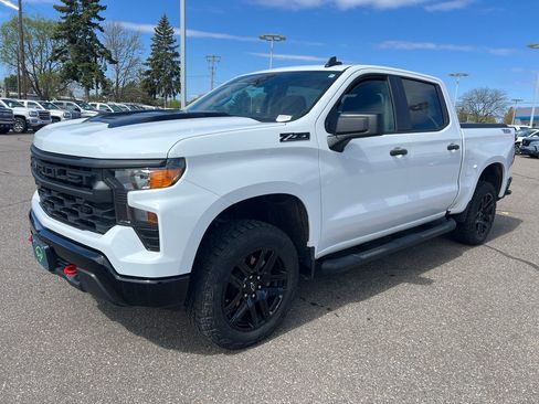 Certified 2023 Chevrolet Silverado 1500 Custom Trail Boss w/ LPO, Dark Essentials Package AWD/4WD image 1