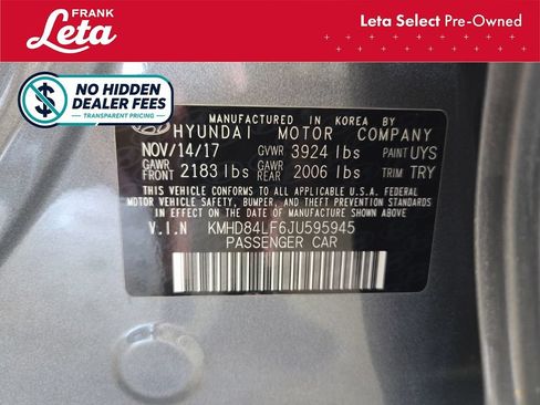 Used 2018 Hyundai Elantra Value Edition FWD image 33