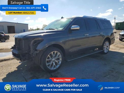 Used 2019 Ford Expedition Max Platinum AWD/4WD image 1