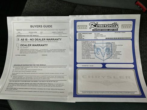 Used 2017 RAM 1500 Big Horn AWD/4WD image 37