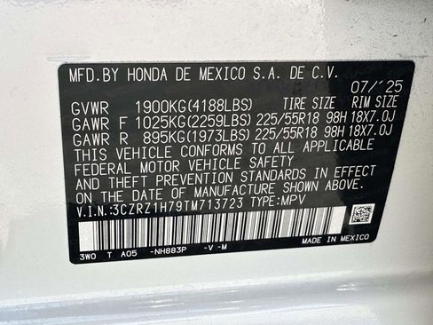 Certified 2026 Honda HR-V EX-L image 30