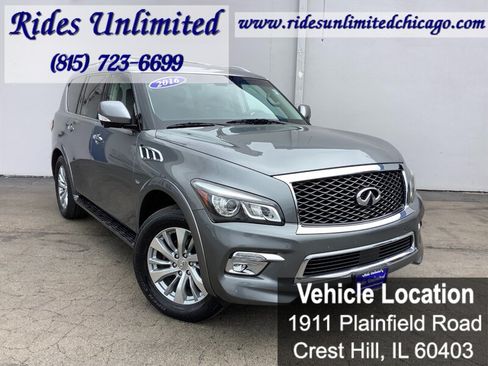 Used 2016 INFINITI QX80 4WD w/ Driver's Assistance Package image 9