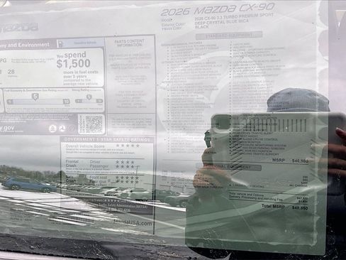 New 2026 MAZDA CX-90 3.3 Turbo w/ Premium Sport Pkg image 14