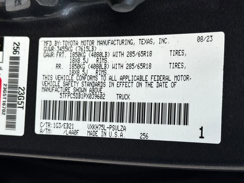 Used 2023 Toyota Tundra TRD Pro AWD/4WD image 49