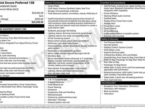 Used 2017 Buick Encore Preferred image 4