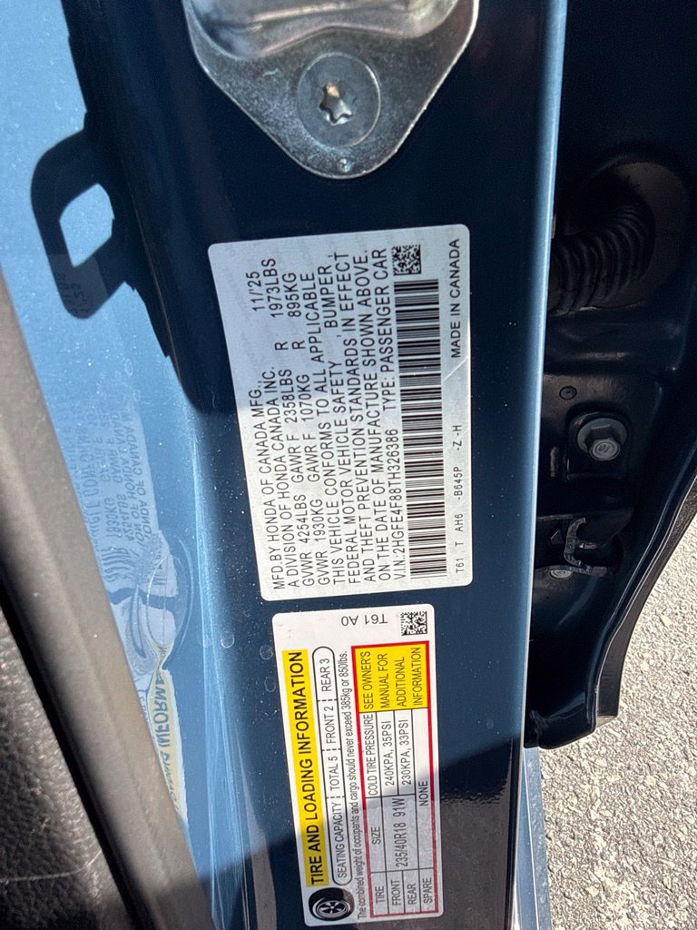 Used 2026 Honda Civic Sport Touring image 26