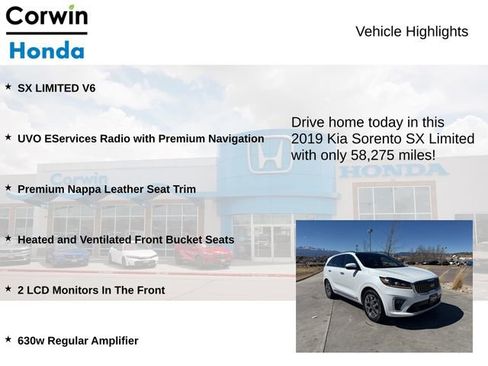 Used 2019 Kia Sorento SX image 6