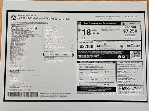 New 2026 RAM 1500 Big Horn image 20