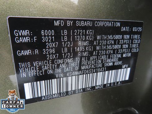 Used 2025 Subaru Ascent Onyx Edition AWD/4WD image 32