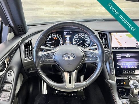 Used 2021 INFINITI Q50 Red Sport 400 w/ Carbon Fiber Package AWD/4WD image 9
