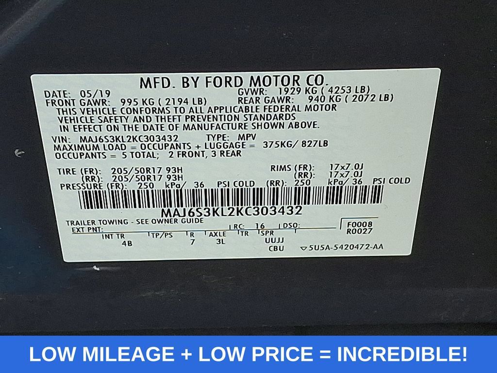 Used 2019 Ford EcoSport Titanium AWD/4WD image 29