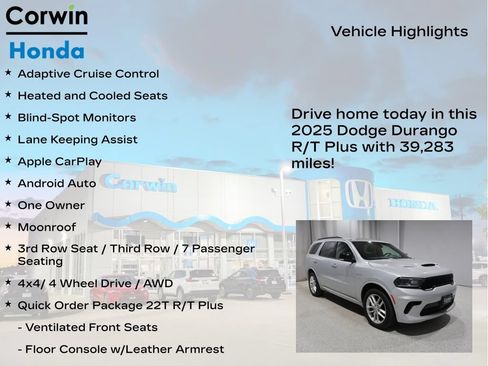 Used 2025 Dodge Durango R/T AWD/4WD image 6