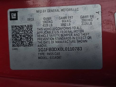 Used 2020 Chevrolet Camaro LT RWD image 26