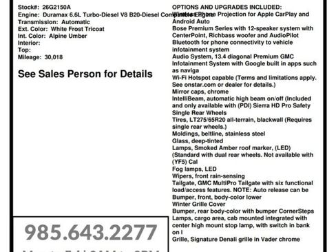 Used 2024 GMC Sierra 3500 Denali Ultimate AWD/4WD image 31