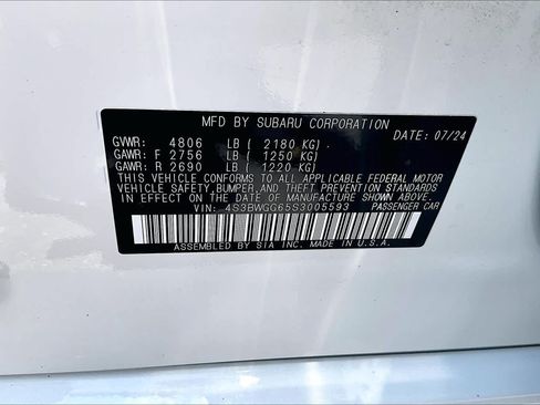 Used 2025 Subaru Legacy Sport AWD/4WD image 33