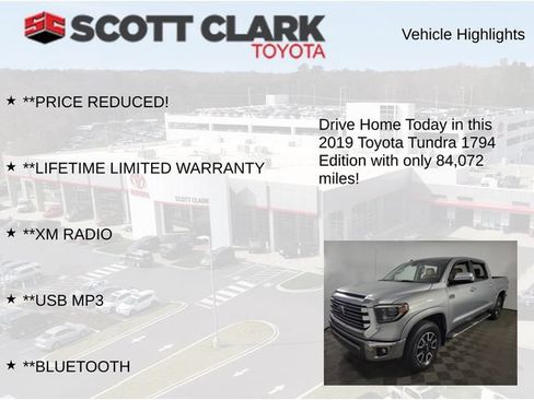 Used 2019 Toyota Tundra 1794 Edition AWD/4WD image 12