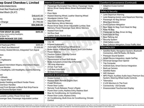 Used 2022 Jeep Grand Cherokee L Limited w/ Trailer Tow Group (B) AWD/4WD image 4