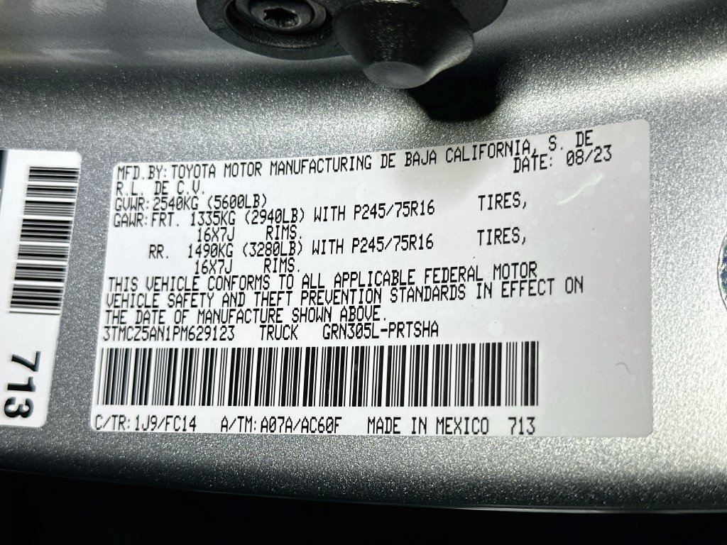 Certified 2023 Toyota Tacoma SR5 w/ Black Out Package (TMS) AWD/4WD image 21