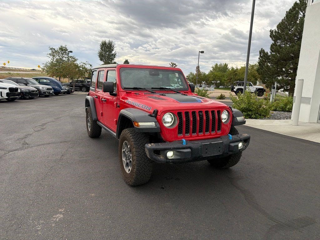Used 2021 Jeep Wrangler Unlimited Rubicon 4xe w/ Steel Bumper Group AWD/4WD image 7
