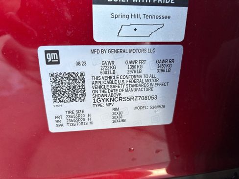 Certified 2024 Cadillac XT5 Premium Luxury w/ LPO, Floor Liner Package FWD image 35