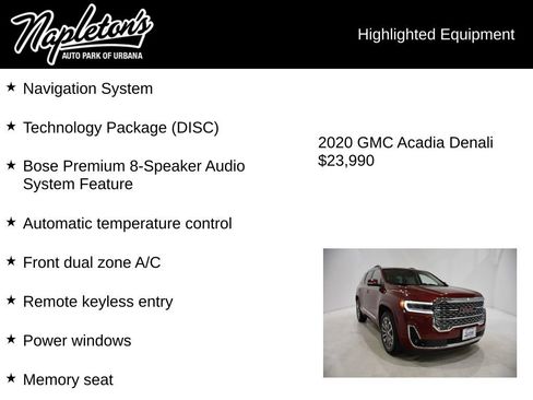 Used 2020 GMC Acadia Denali image 15