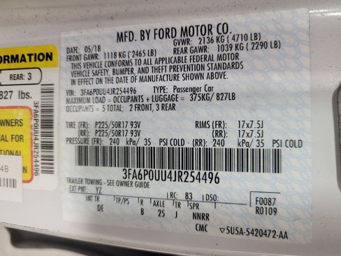 Used 2018 Ford Fusion S image 33